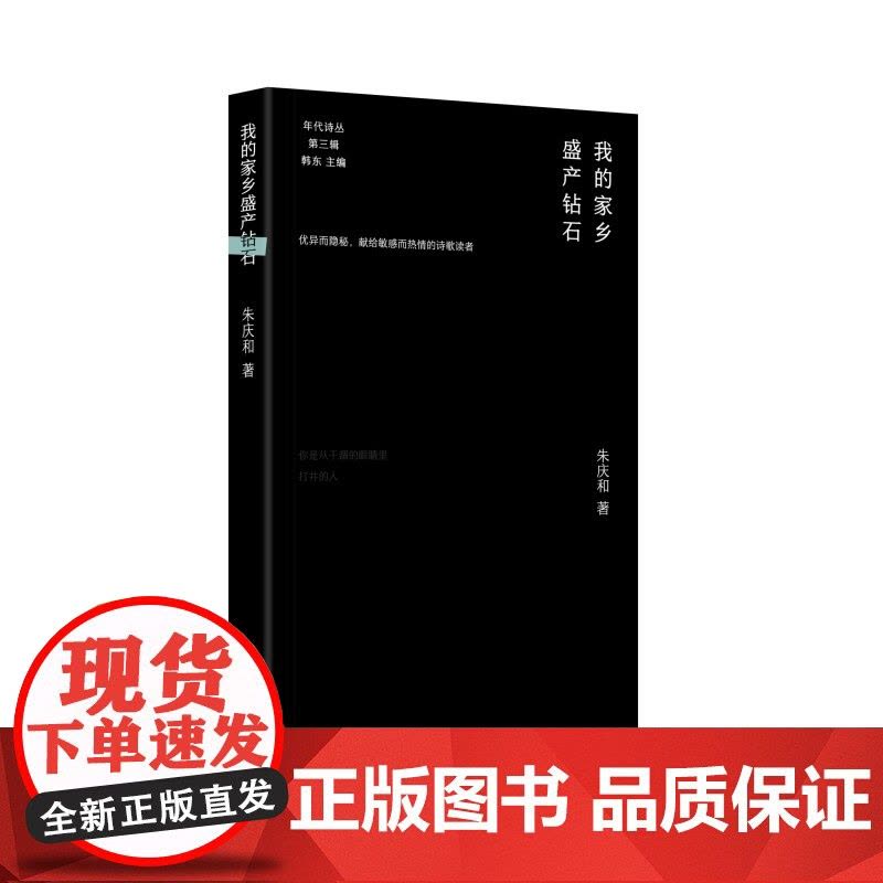 我的家乡盛产钻石 朱庆和的诗歌作品精选集 年代诗丛第三辑图片