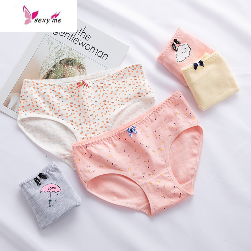 女孩内裤1315岁女大童棉1012岁中大童初中学生儿童女童三角裤fish