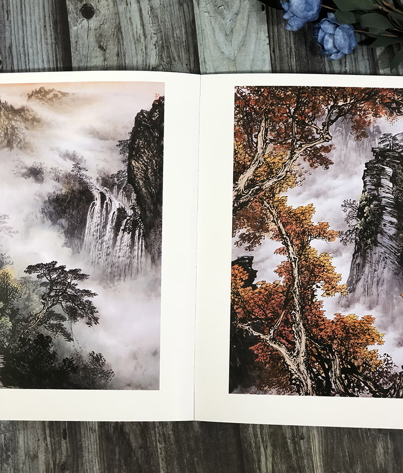 [醉染正版]曾刚画山石 新版中国画名家技法 写意彩墨山水画作品集画册 国画水墨画写生临摹宝典范本图谱 初学者绘画美术入门高清大图