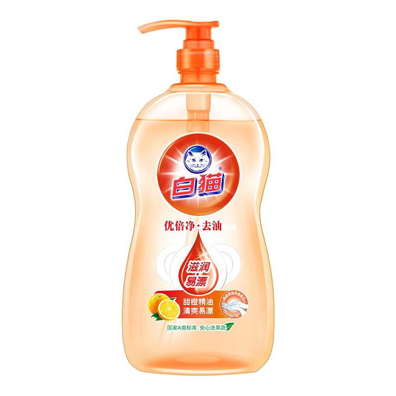 白猫优倍净·去油洗洁精1.008kg瓶装洗碗液高清大图