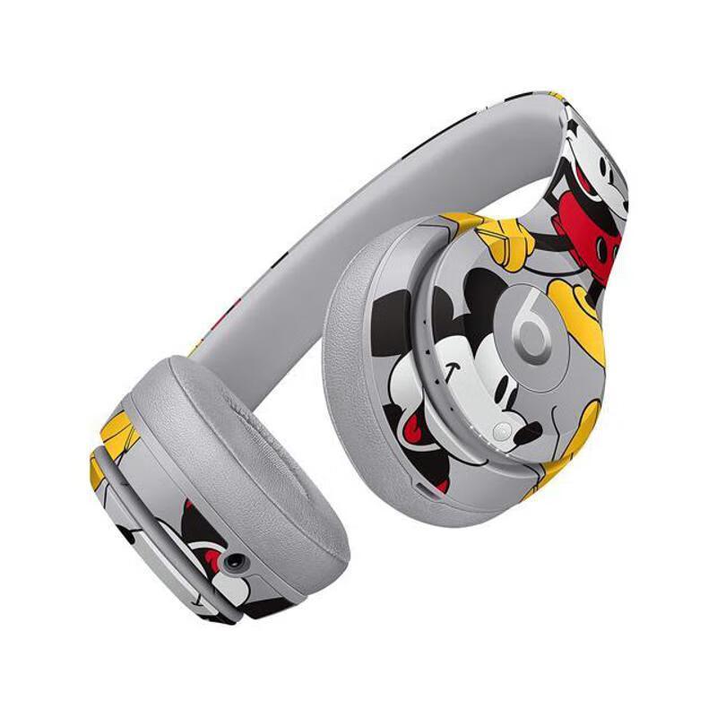 beatsbeatssolo3无线蓝牙耳机米奇90周年纪念版带usb适配器盒的套件