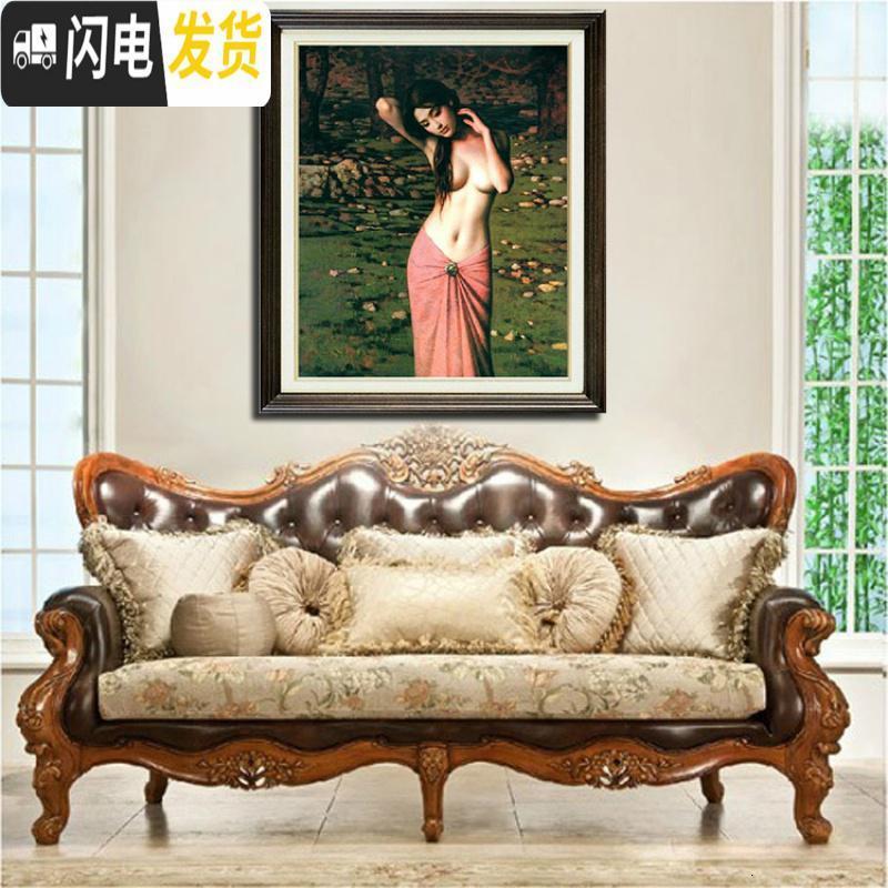 美女韵油画人 2号白衣陶美人49x68闪亮ab魔方圆钻石画(5d立体贴人陶