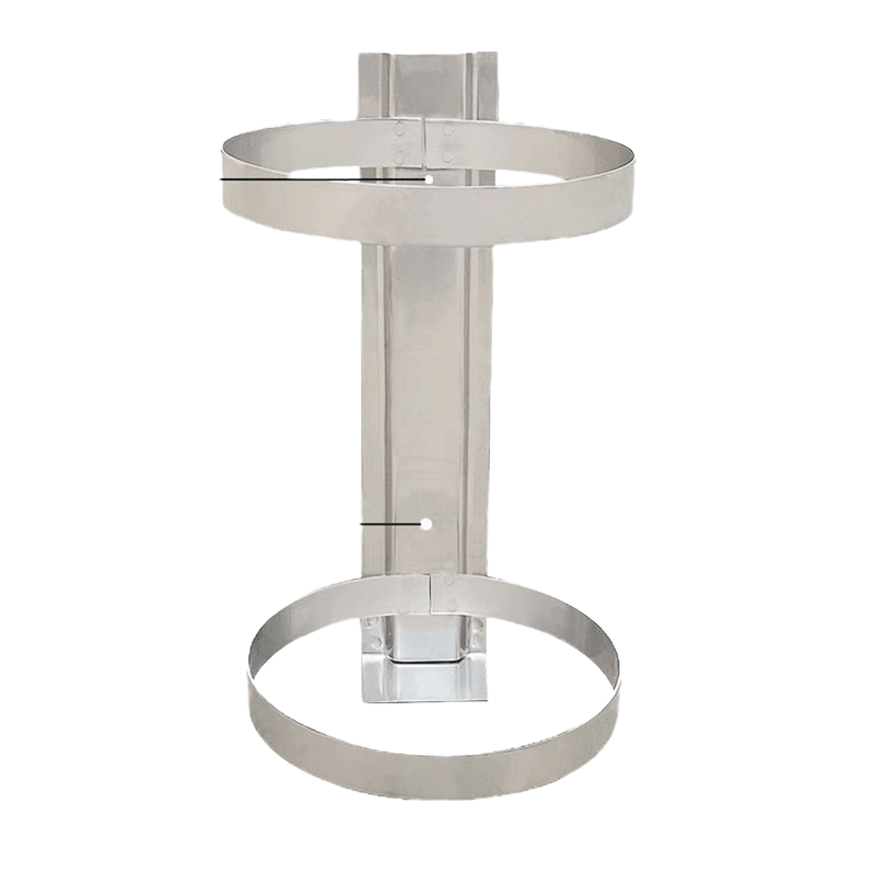 鑫睿辉 不锈钢灭火器固定架 4kg 个高清大图