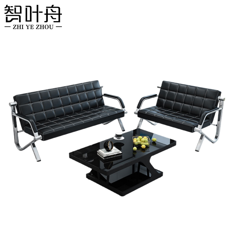 智叶舟沙发茶几组合175*76*78cm(3+2+茶几)套高清大图