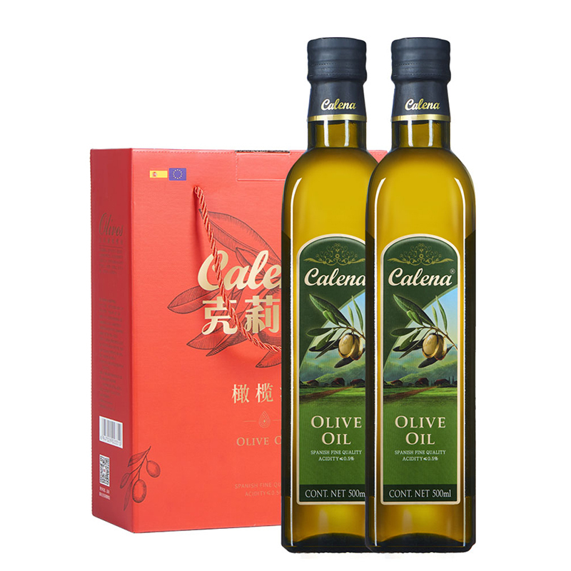 克莉娜纯正橄榄油500ml*2礼盒装