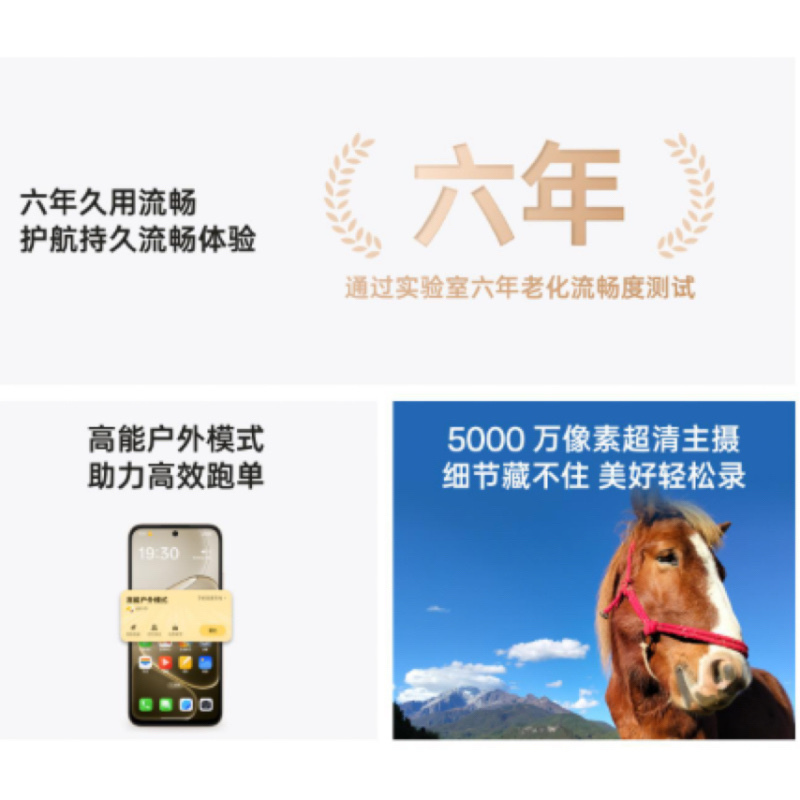 OPPO A6s 海贝白 12GB+256GB 5G数字移动电话机 全网通5G手机 IP69满级防水超抗摔金刚石架构六年长寿大电池高清大图