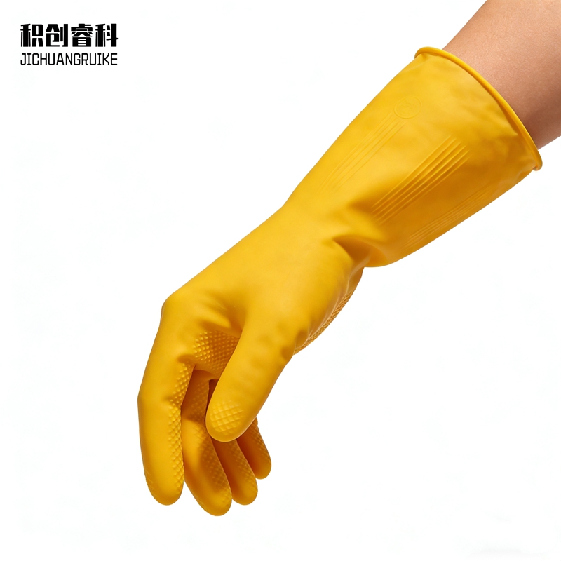 积创睿科 加厚耐磨橡胶手套 JCRK-310722 双高清大图