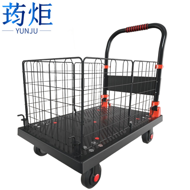 荺炬围栏手推车高清大图