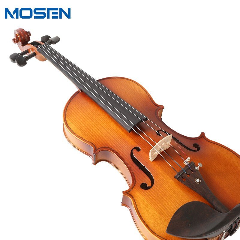 莫森(mosen)ms-836m 乌木金典小提琴初学款 自然风干西洋乐器 哑光