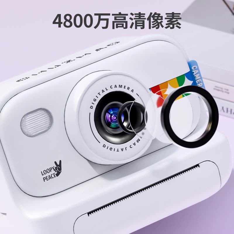 2025新款儿童照相机可拍照女生小玩具迷你学生党高像素数码拍立得图片