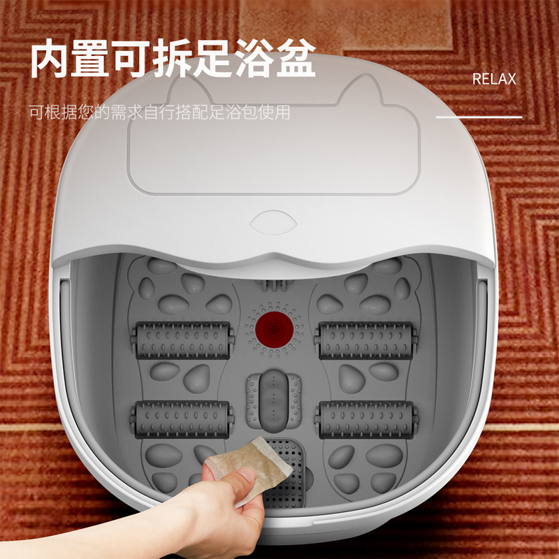 茗振折叠款按摩足浴盆MZ-ZX001高清大图