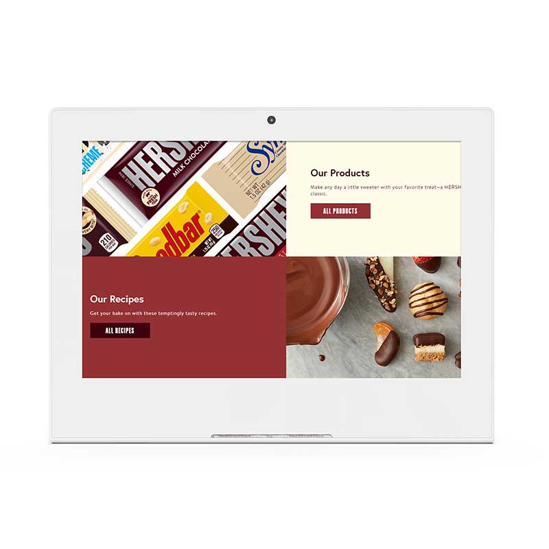 和掌厅CT-PJ10 智慧营业厅桌面评价器数码相框 10.1英寸电容触控屏 支持评价功能 1+16G内存高清大图