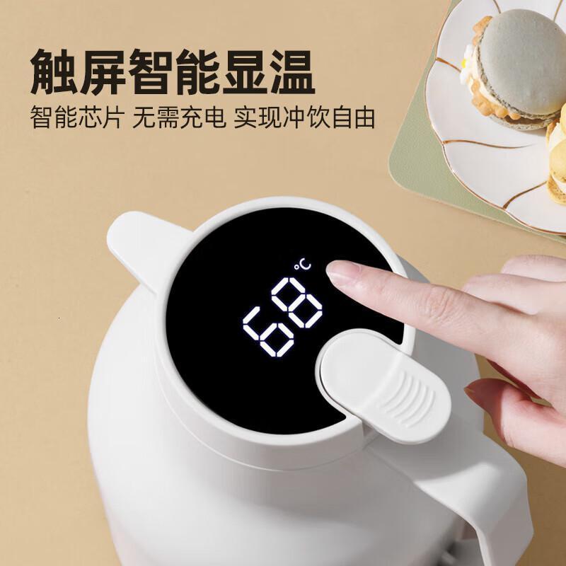 康巴赫丹顶鹤智能红胆玻璃保温壶KHA-H1.5L高清大图