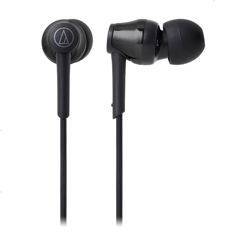 铁三角(audio-technica) ATH-CKR35BT 运动无线蓝牙入耳式耳机 手机耳麦 颈挂线控 黑色