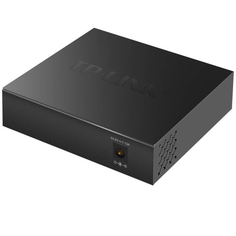 TP-LINK 5口千兆PoE交换机 4口PoE非网管交换机 监控网络网线分线器 交换器 TL-SG1005P DMS