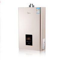 美的JSG20-10HC5燃气热水器10升家用液化气即热平衡式浴室/室内专用 稳流恒温 全国联保