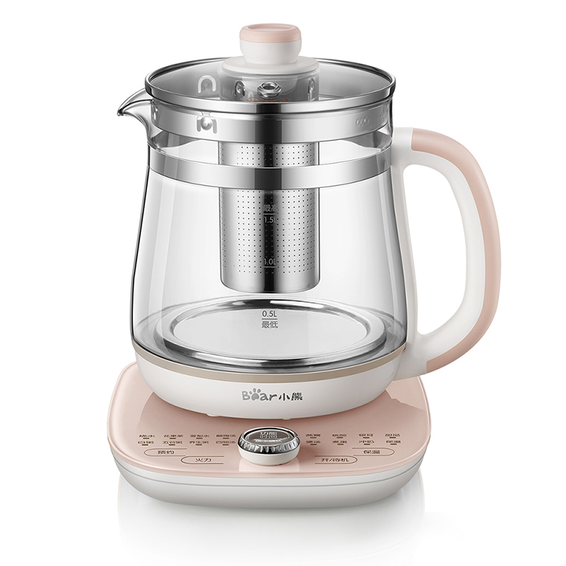 小熊bear养生壶yshc15b5玻璃炖盅滤网视频