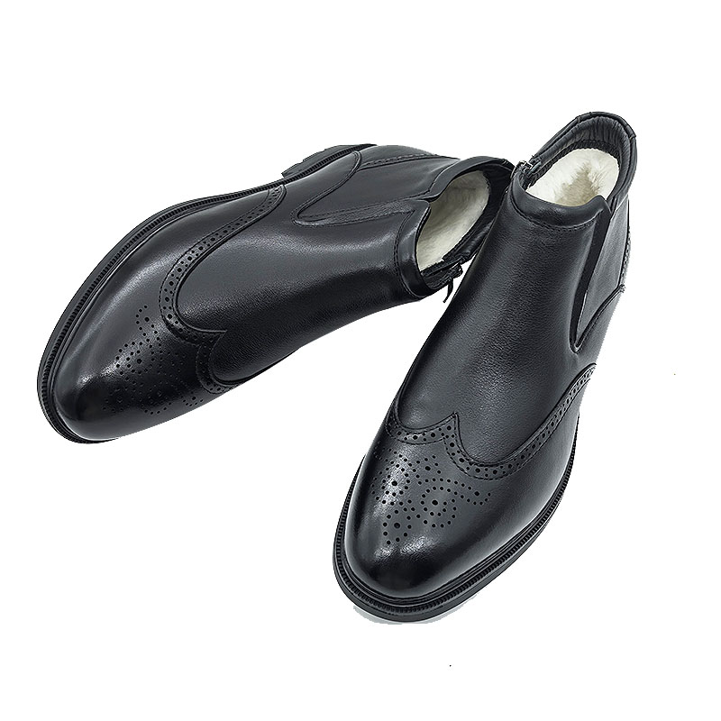 恒汇达 中帮棉皮鞋 HLD0002 双高清大图