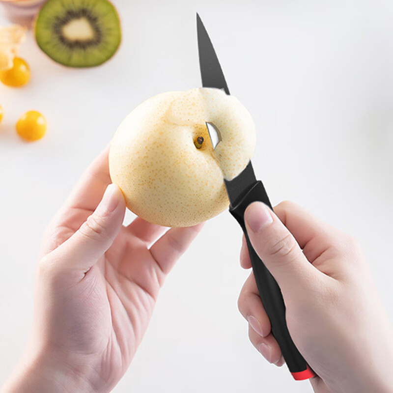 苏泊尔(SUPOR) 锋匠刀具五件套 切片刀多用刀多用剪刀水果刀砧板套装TK21119V高清大图