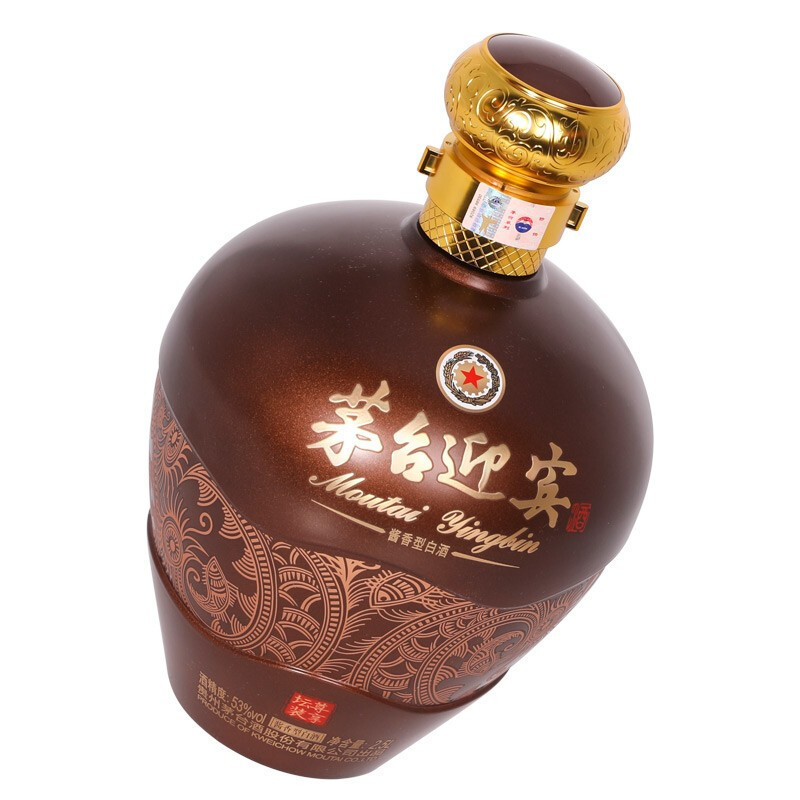 贵州茅台迎宾酒尊享坛装53度酱香型白酒25l单坛装