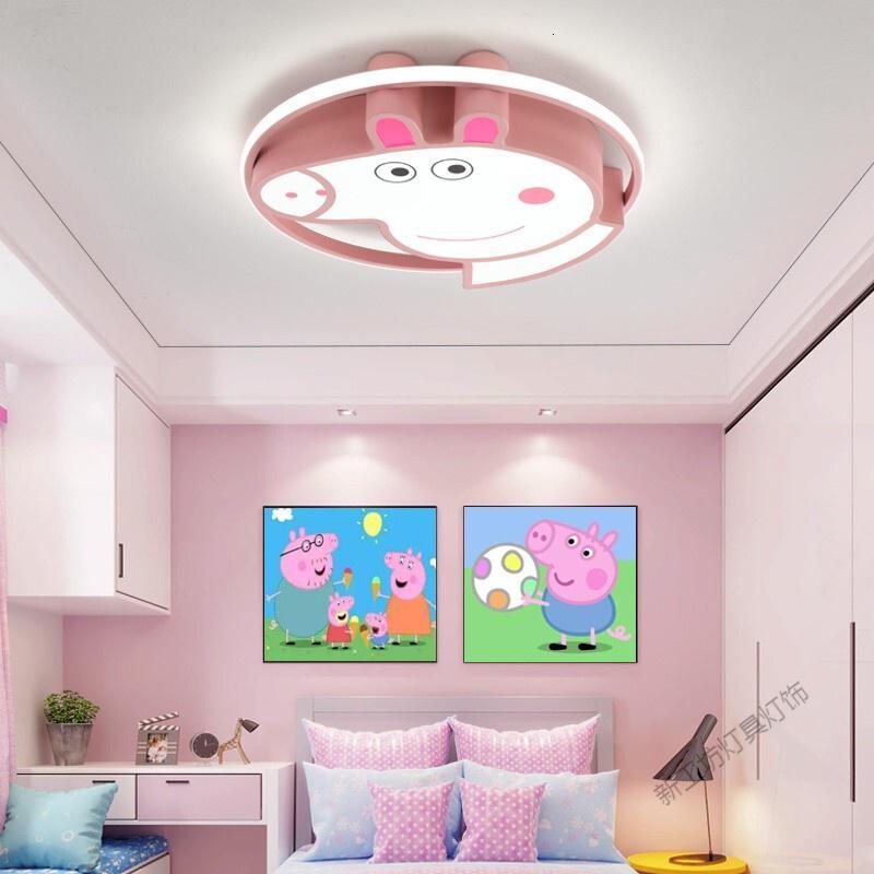 苏宁放心购 儿童房卧室灯吸顶灯现代简约卧室灯男孩女孩卡通创意小猪