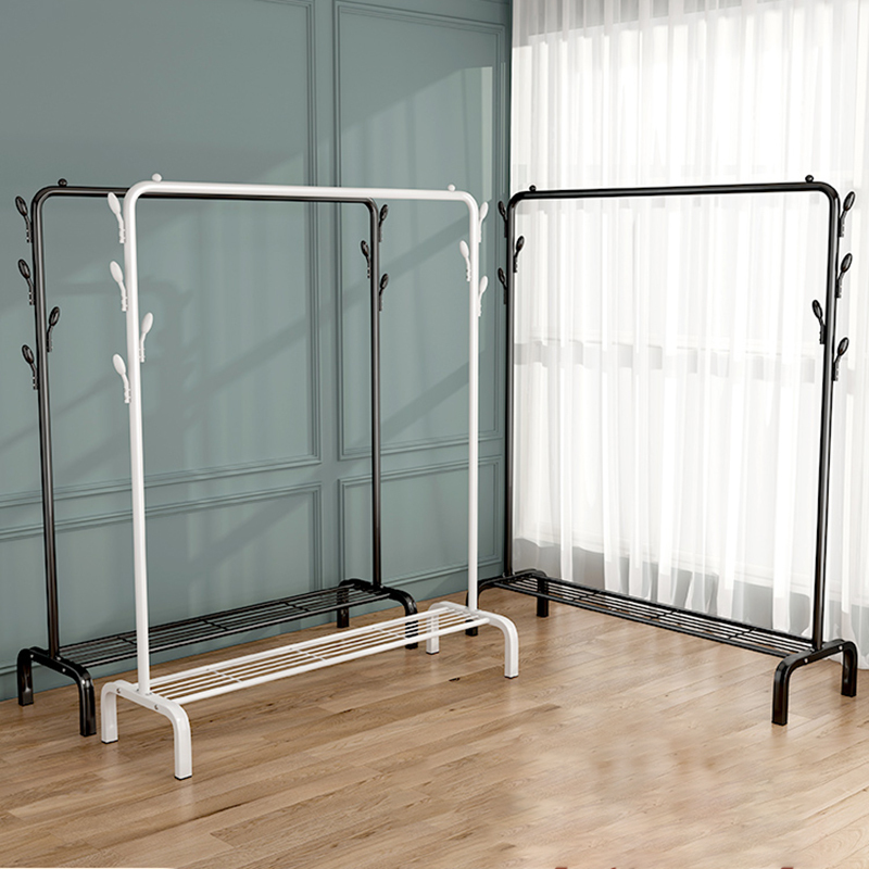 简易晾衣架落地折叠阳台晒衣服架子家用卧室家用晾衣杆挂衣架