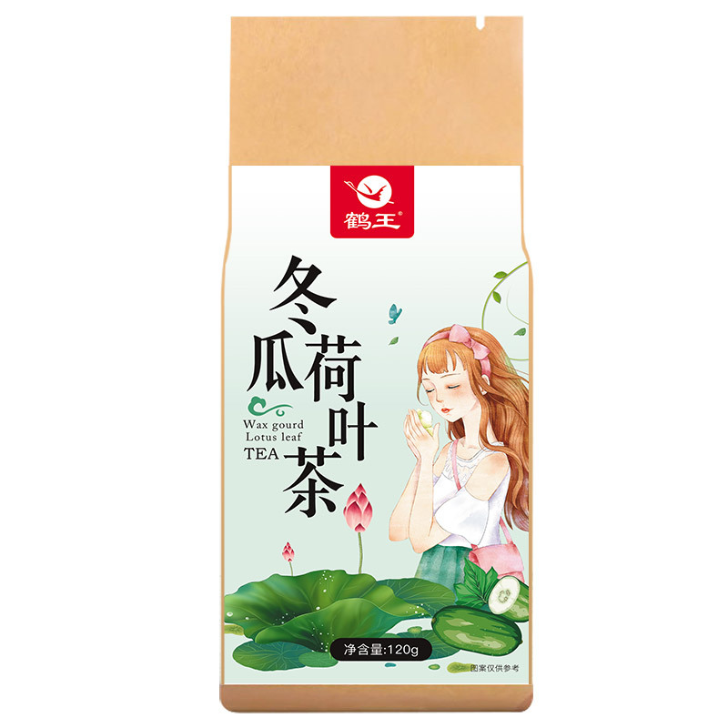 荷叶茶冬瓜荷叶茶叶干玫瑰花茶袋泡花草茶包组合天然决明正品子