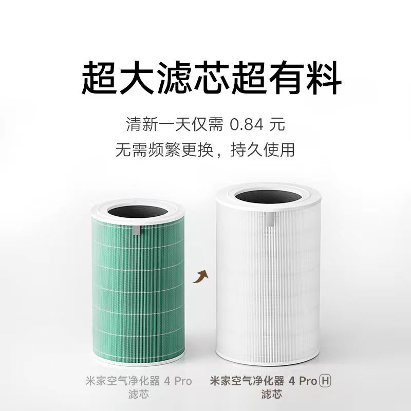 小米空气净化器4ProH 米家家用净化机室内除菌雾霾粉尘除甲醛异味高清大图