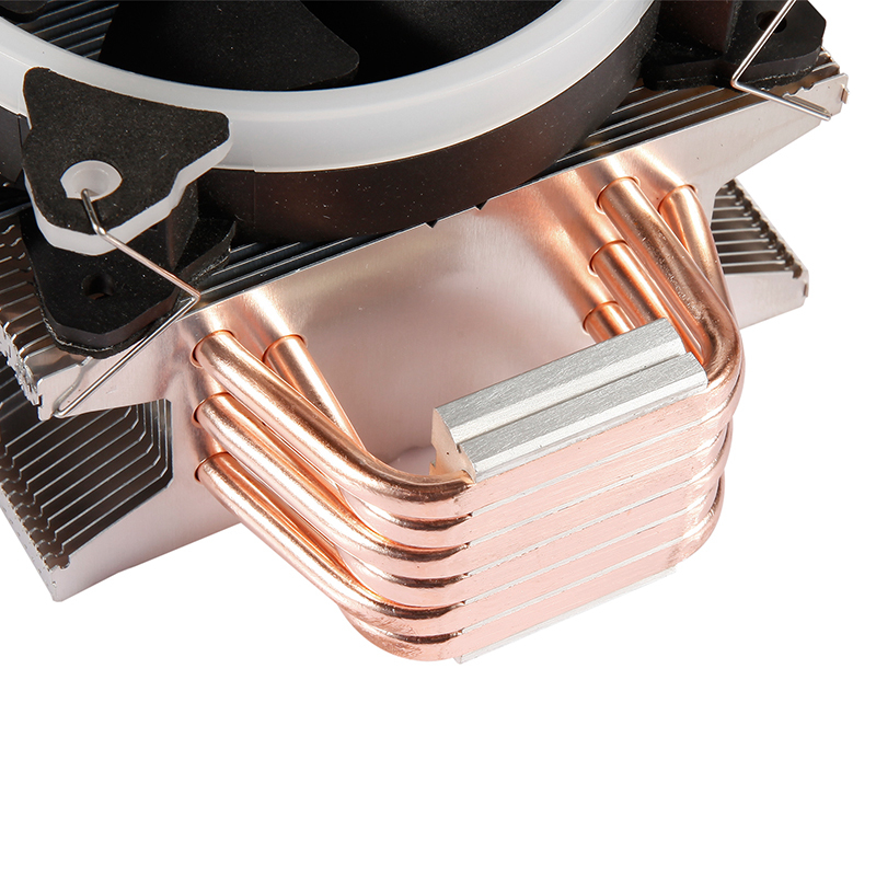 金河田北极玄冰400plus台式机电脑风冷cpu散热器黑色款多平台风冷led