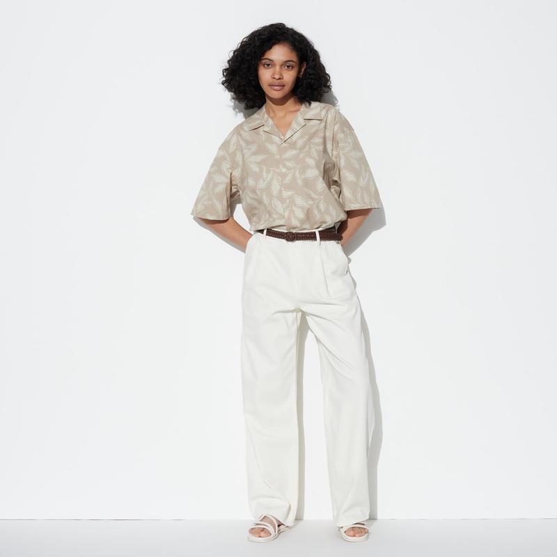 优衣库uniqlo优雅质感舒适休闲女士衬衫海外代购46712068