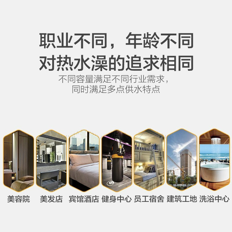 海尔(Haier)200升电热水器 大容量即热储水式 立式竖式落地式 家用商用 3000W速热恒温LC