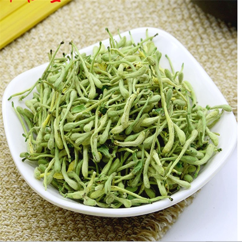 金银花茶官方旗舰店正品金银花干菊花去火养生凉茶茶叶泡水喝胎菊高清大图