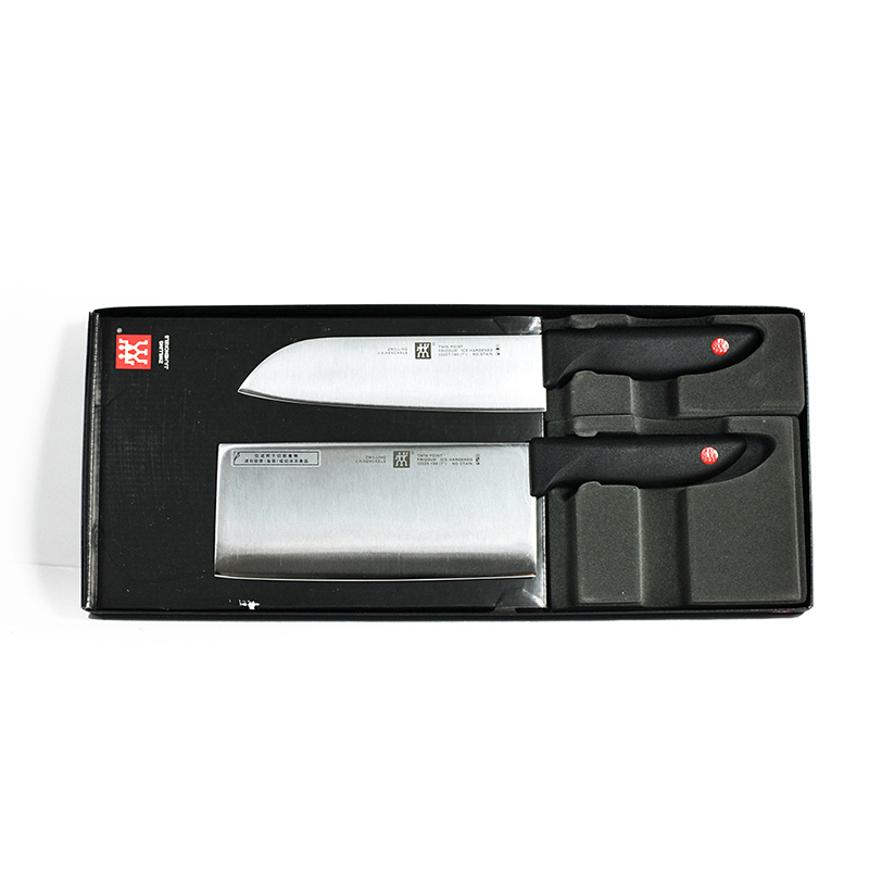 德国双立人 ZW-K12 TWIN Point 中片刀+多用刀 轻巧刀身
