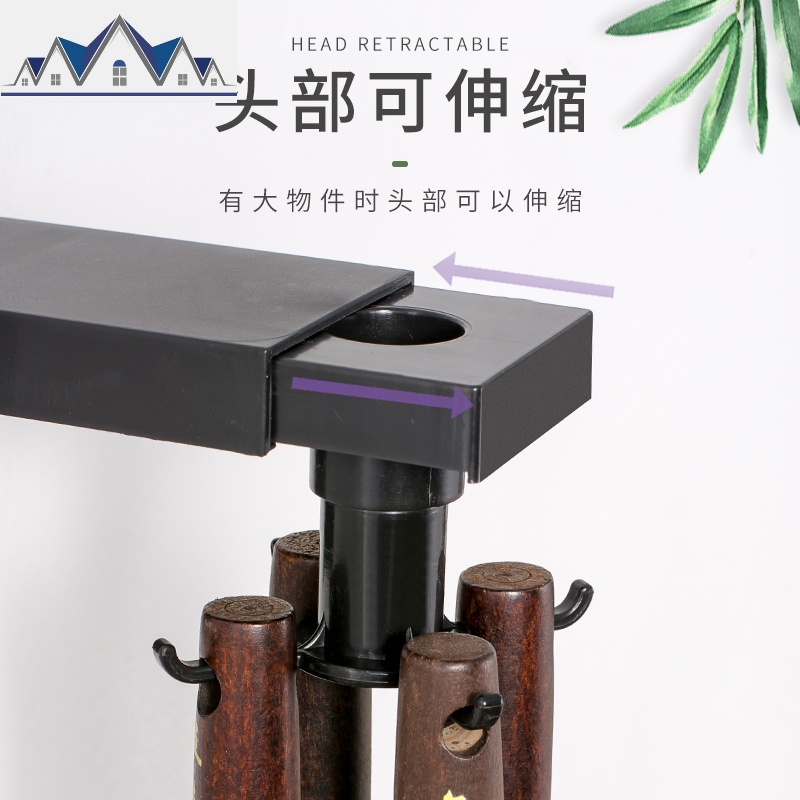 免打孔旋转挂钩厨房挂架挂件置物架厨具小工具壁挂勺子收纳墙挂式 三维工匠高清大图