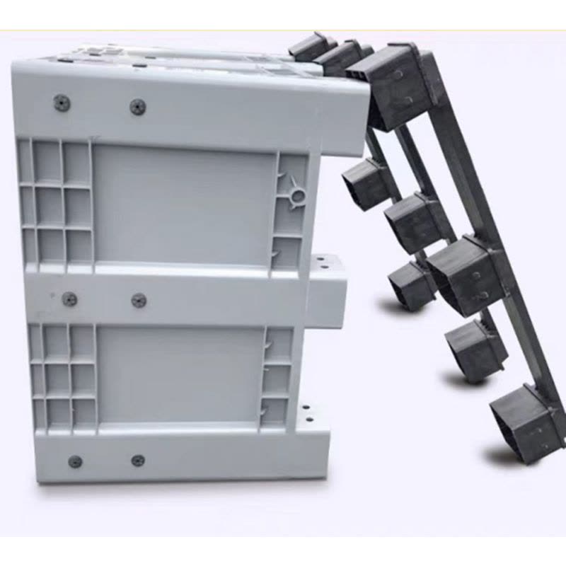 隆博宇 可堆周转箱(塑料围板箱,含盖板底托,承重300kg)1200*1000*780mm图片