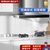 老板名气(MQ)欧式抽油烟机大吸力吸油机排烟机家用厨房烟机宽幅拢烟油烟机6501A