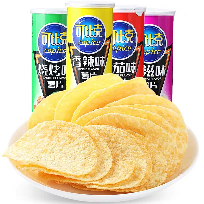 可比克 薯片105g*1罐混合口味高清大图