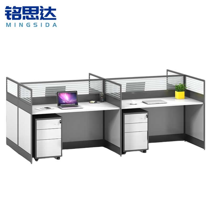 铭思达屏风工位王字型四人位套