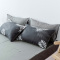美帮汇全棉被套四件套春夏全棉床单简约北欧男生时尚 简约床套 个性