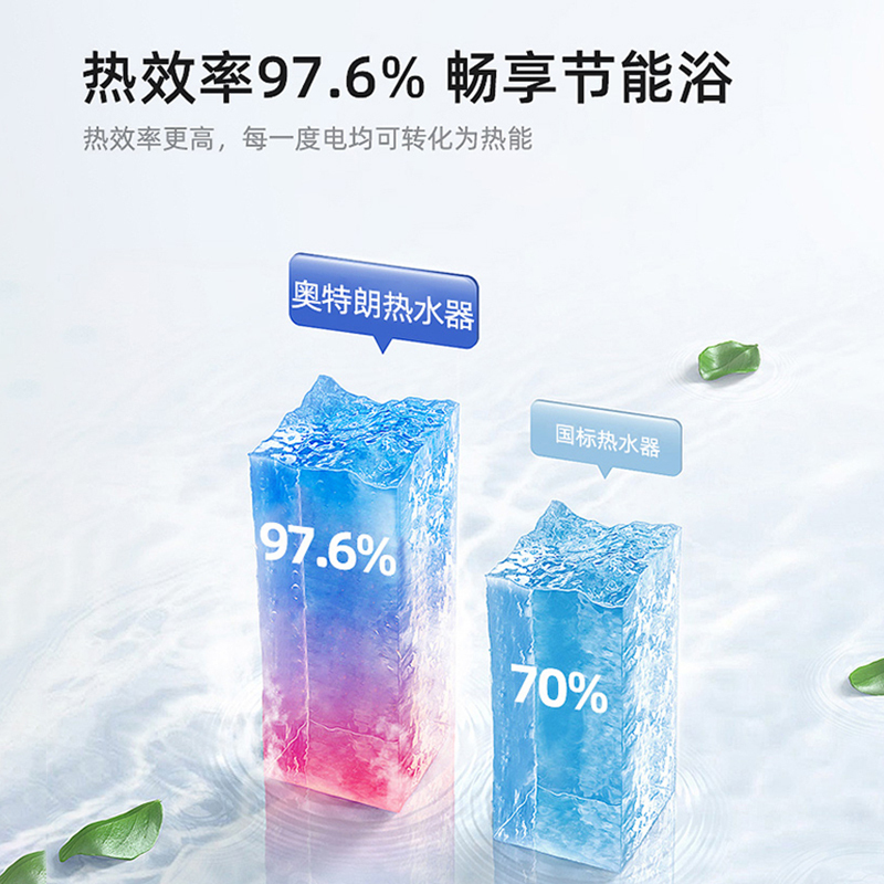 奥特朗F15H-Z70A即热式电热水器家用恒温快速热小型智能变频热水器免储水