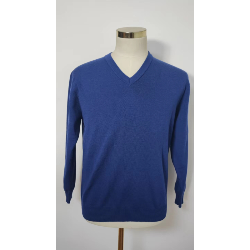 希努尔男士v领秋冬时尚毛衫