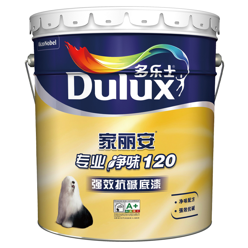 多乐士dulux家丽安专业净味120强效抗碱底漆内墙乳胶漆油漆涂料a914