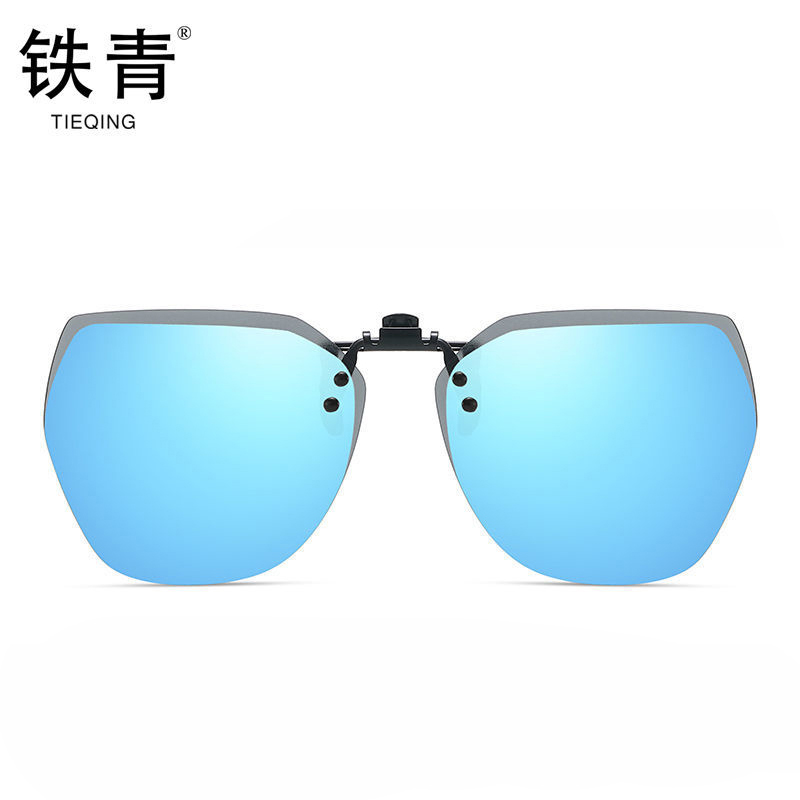 铁青眼镜偏光夹片L44 副高清大图