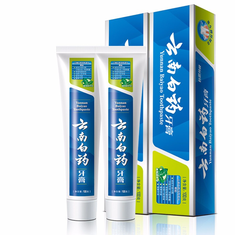 云南白药牙膏 锦鲤清新套装 薄荷 益生菌 四支410g薄荷+益生菌保护牙周清新口气健康牙龈