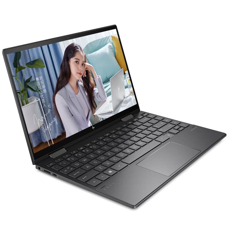 惠普(HP)Envy X360 13-ay1016AU 13.3英寸家用办公超轻薄翻转触控笔记本电脑(R5-5600U 16G 1TBSSD 72%色域 指纹识别 IPS)白定制款图片