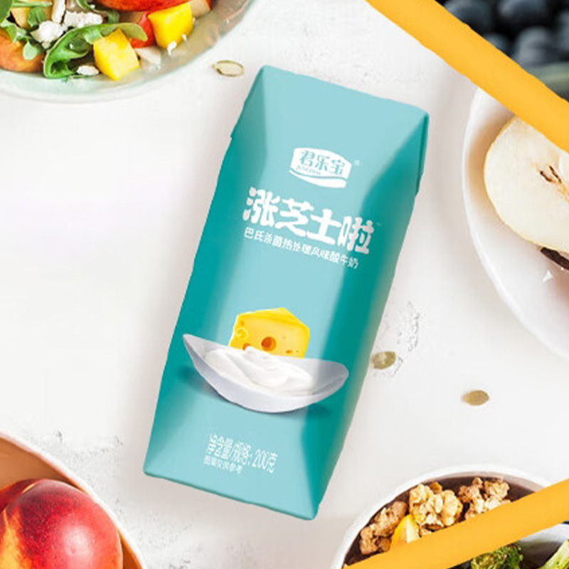 君乐宝酸奶精选芝士富含丰富乳蛋白香甜美味200g*12盒高清大图