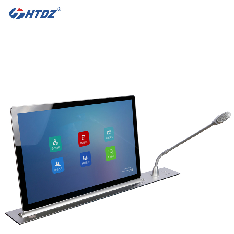 海天电子 奔达 音频话筒设备 HTDZHT-1730无纸化17.3英寸电容屏升降器一体机