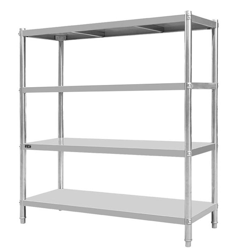 亿铁(YI TIE)不锈钢厨房储物架四层货架菜架 定制1.2米GCJA184/台