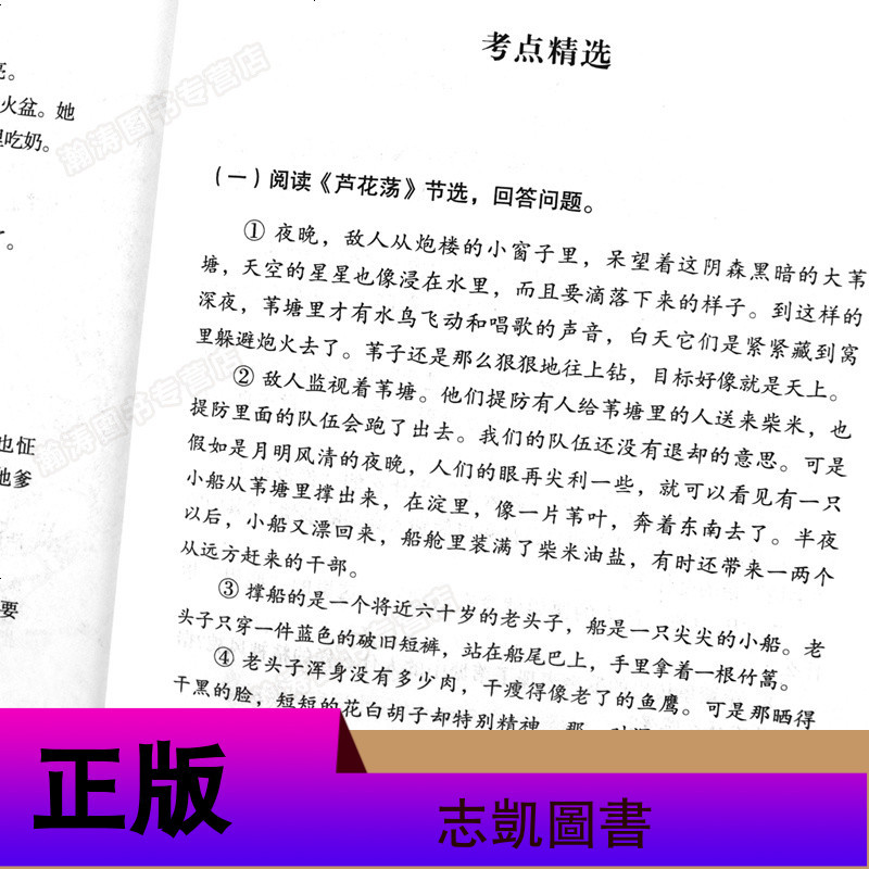 [完整无删减]白洋淀纪事原著正版完整版孙犁著 七年级上册必读书目初中生推荐阅读名著课外书籍