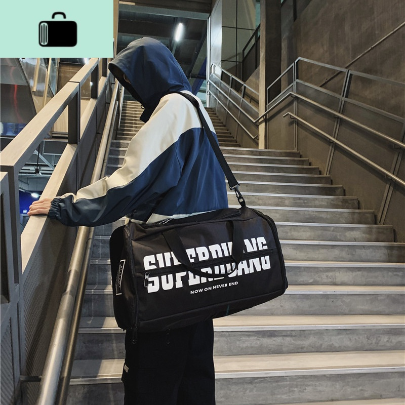 新款超大容量旅行双肩包男潮牌个性街头时尚多功能单肩运动背包潮NEW LAKE运动休闲包男